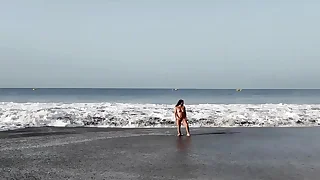 StepMom asks her StepSon almost shot a Nude Beach PhotoSession